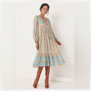 spell yellow rose boho midi dress THE YELLOW ROSE BOHO MIDI DRESS - SP-YR-BMD